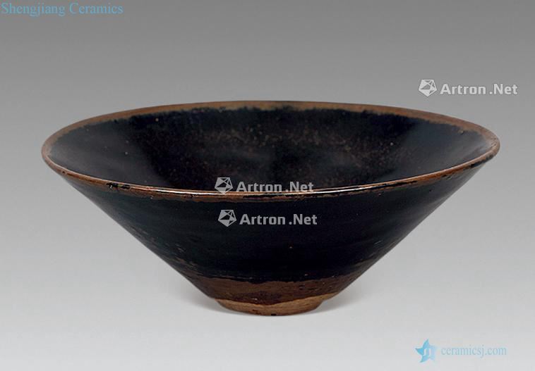 The song dynasty Ji states black glazed bowl
