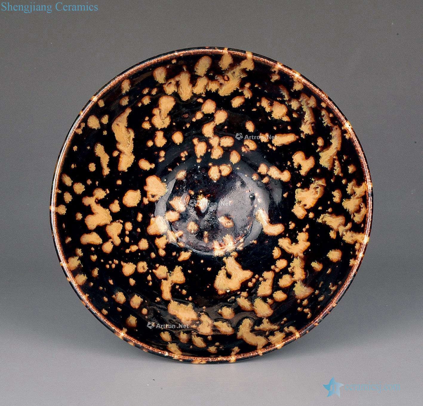 The southern song dynasty jizhou kiln tortoise-shell spot light