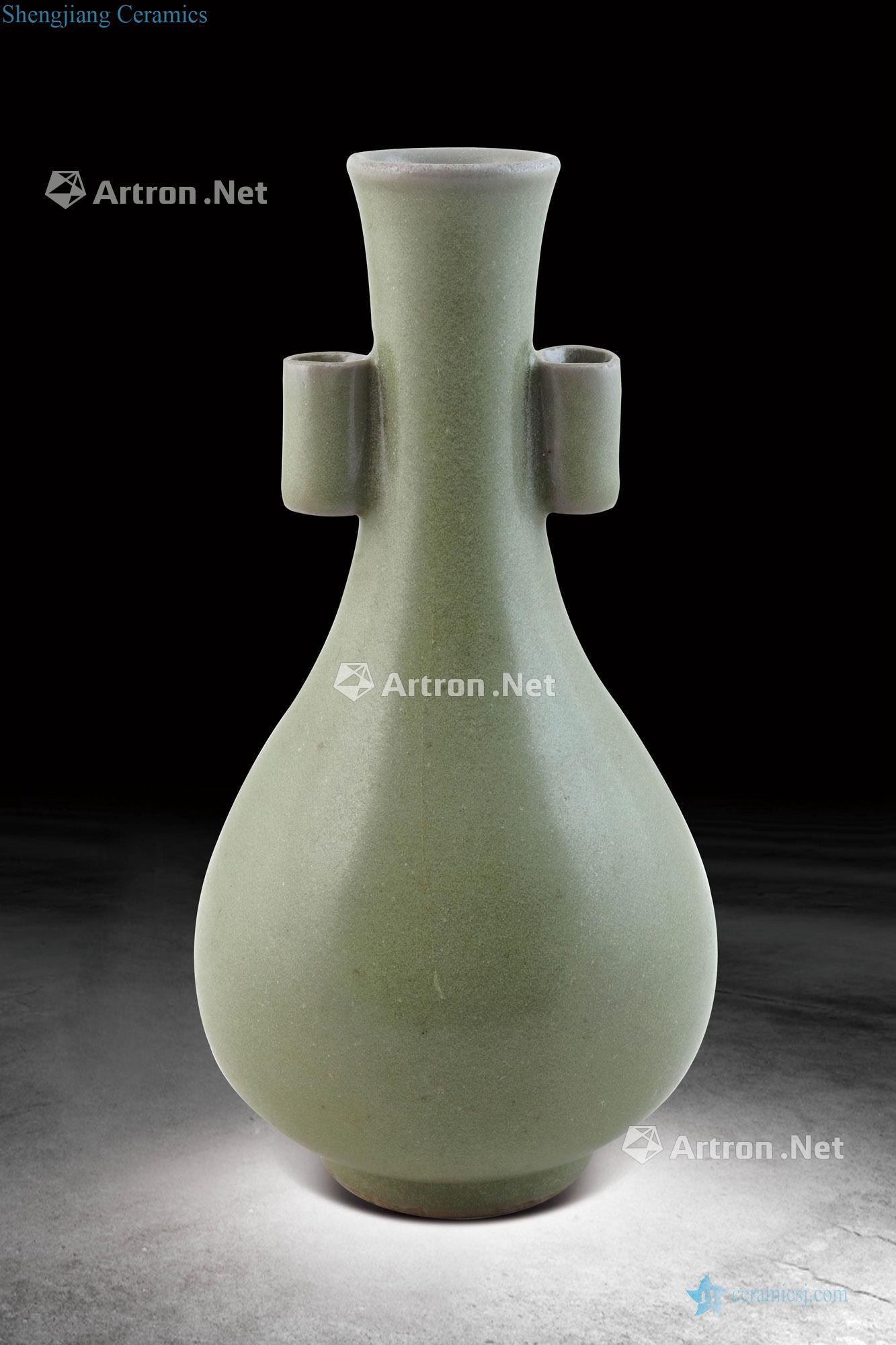 yuan Longquan glaze penetration ears okho spring bottle