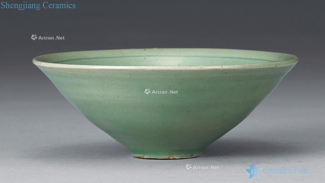 Yi dynasty koryo celadon dark moment double phoenix grain dai li type bowl