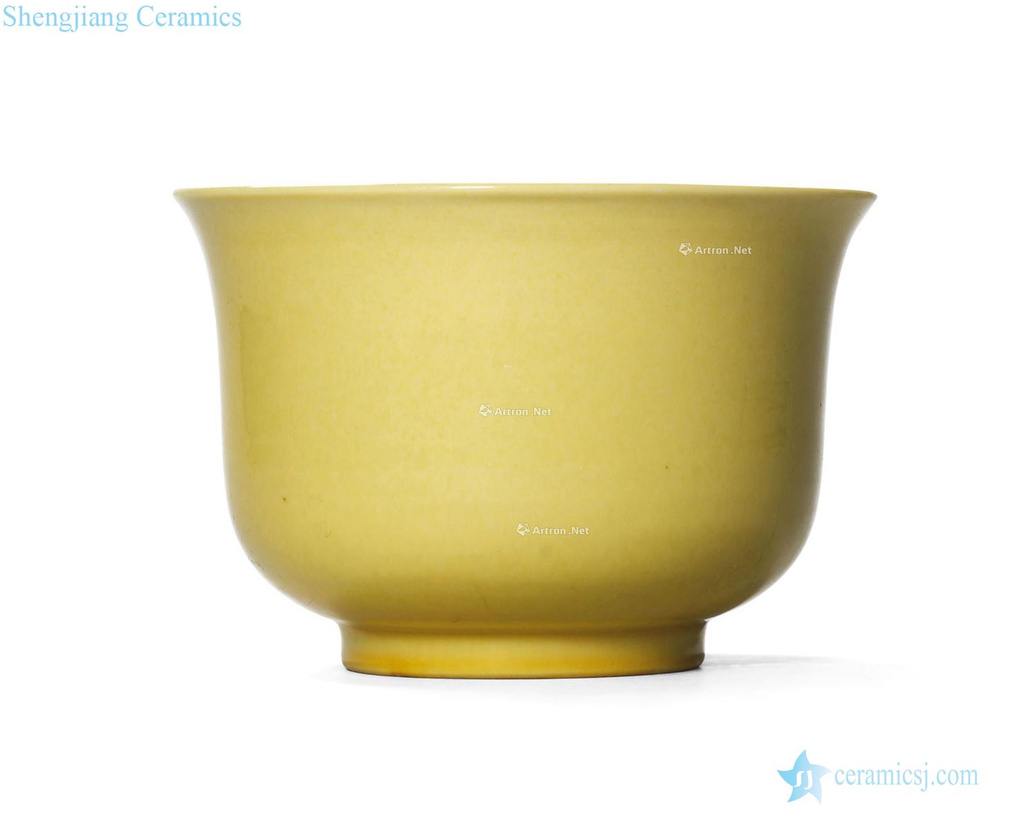 Ming xuande yellow glaze 盌 bell type