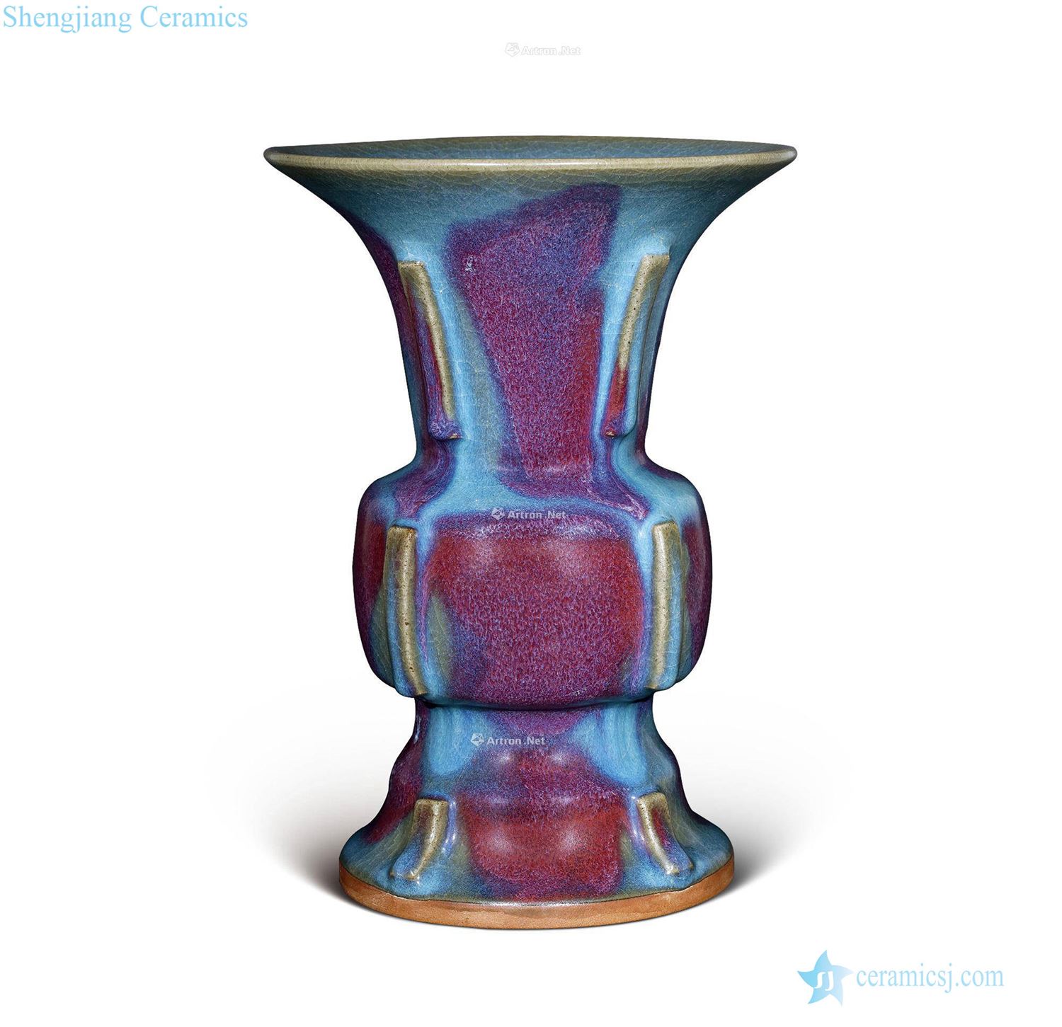 song Purple stripes masterpieces out of halberd vase with flowers