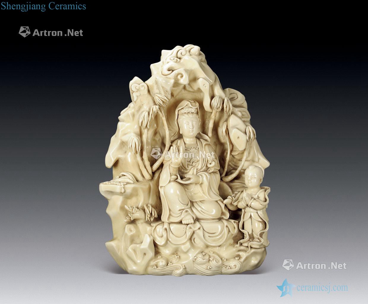 Dehua white porcelain of Ming dynasty SongZi guanyin