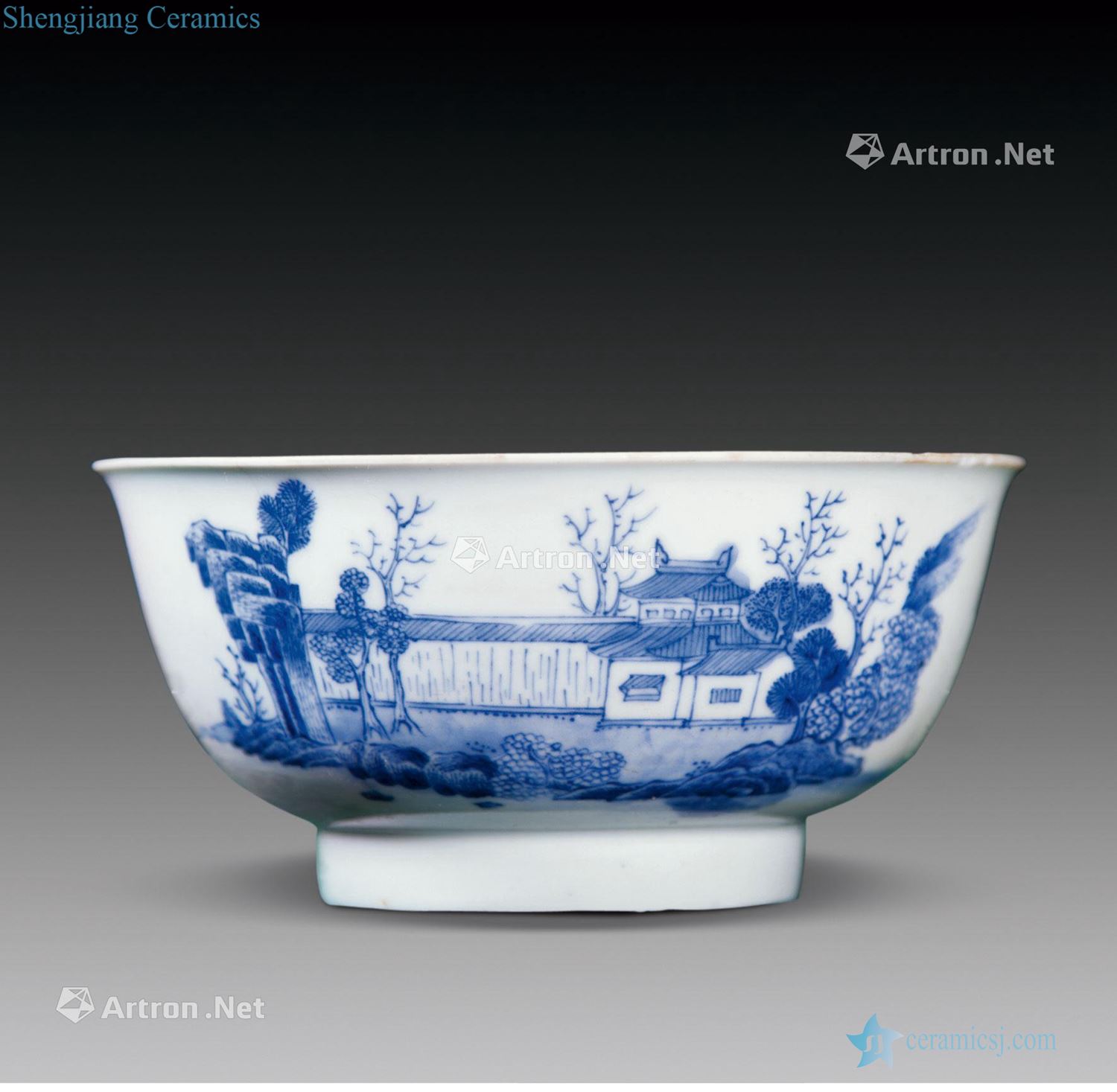 qing Blue and white on bowl