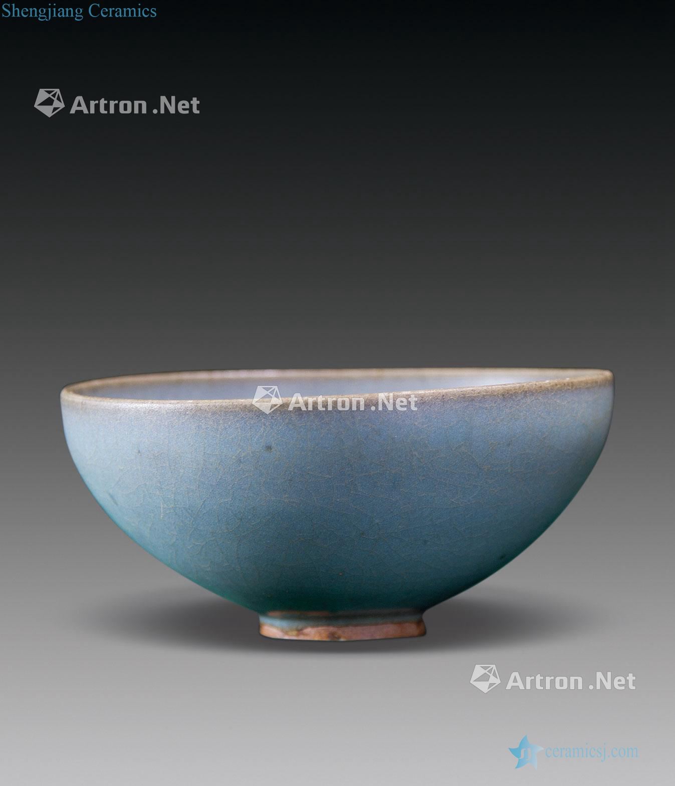 The song dynasty The pa per day blue bowl