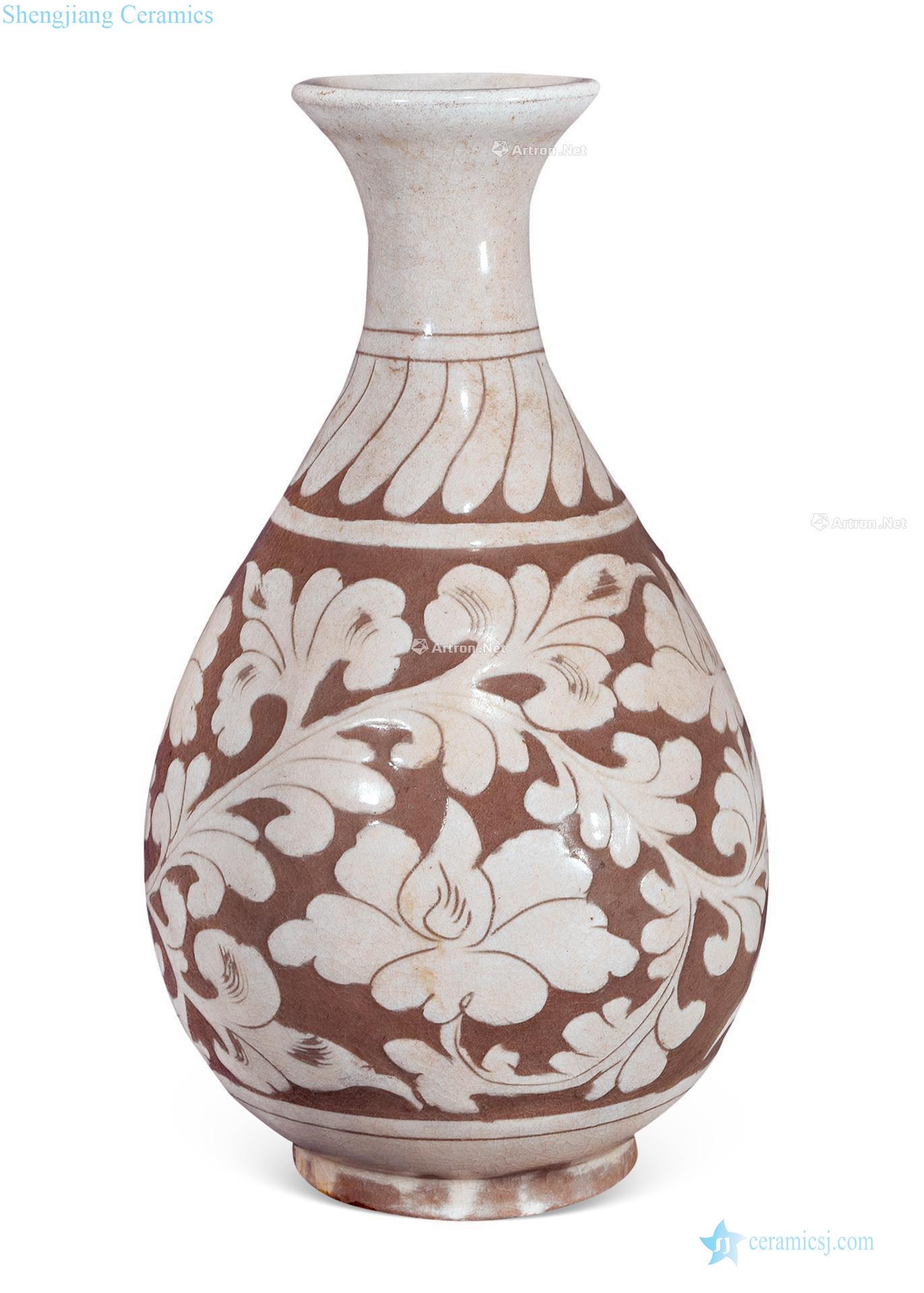 Song magnetic state kiln flower grain okho spring bottle