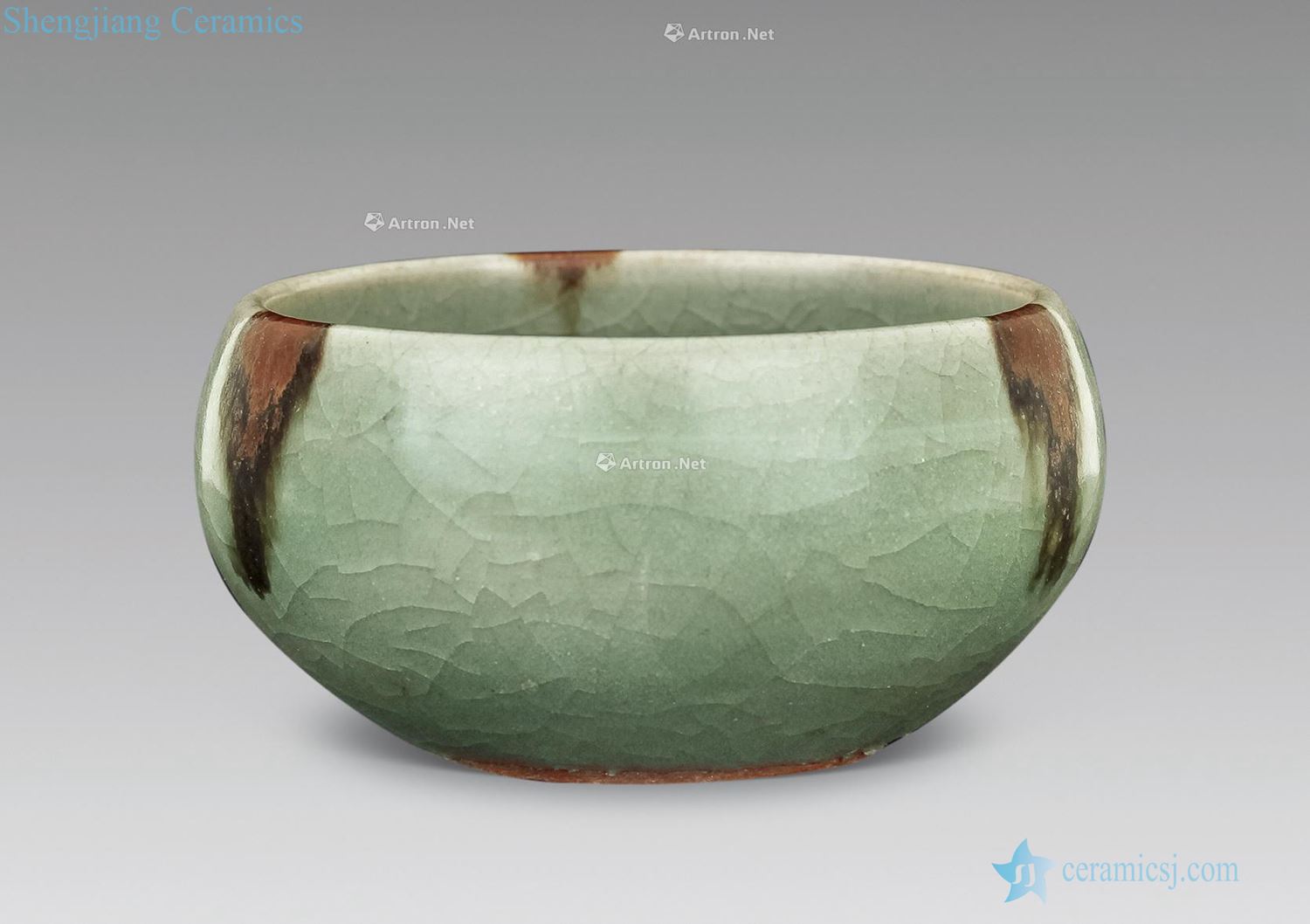 Ming Longquan celadon brown color cup