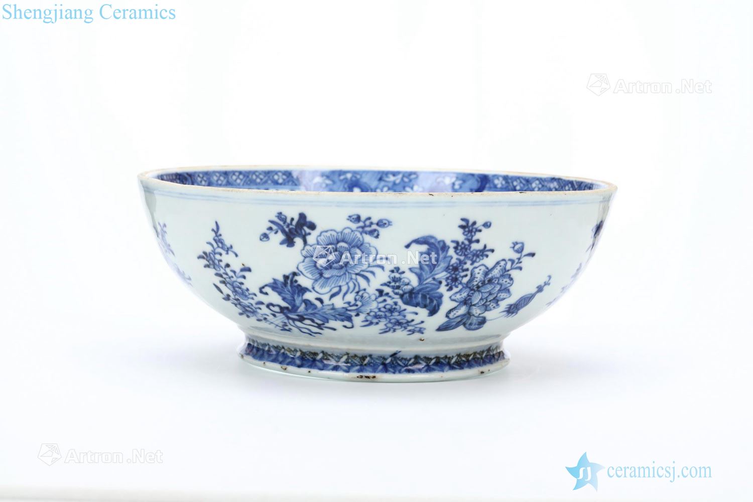 Blue and white 盌 qing qianlong