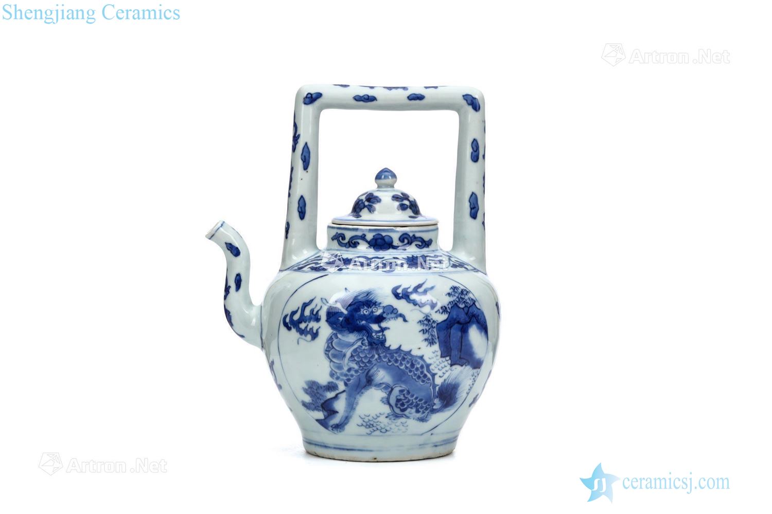 The late Ming dynasty Blue and white GaiHu