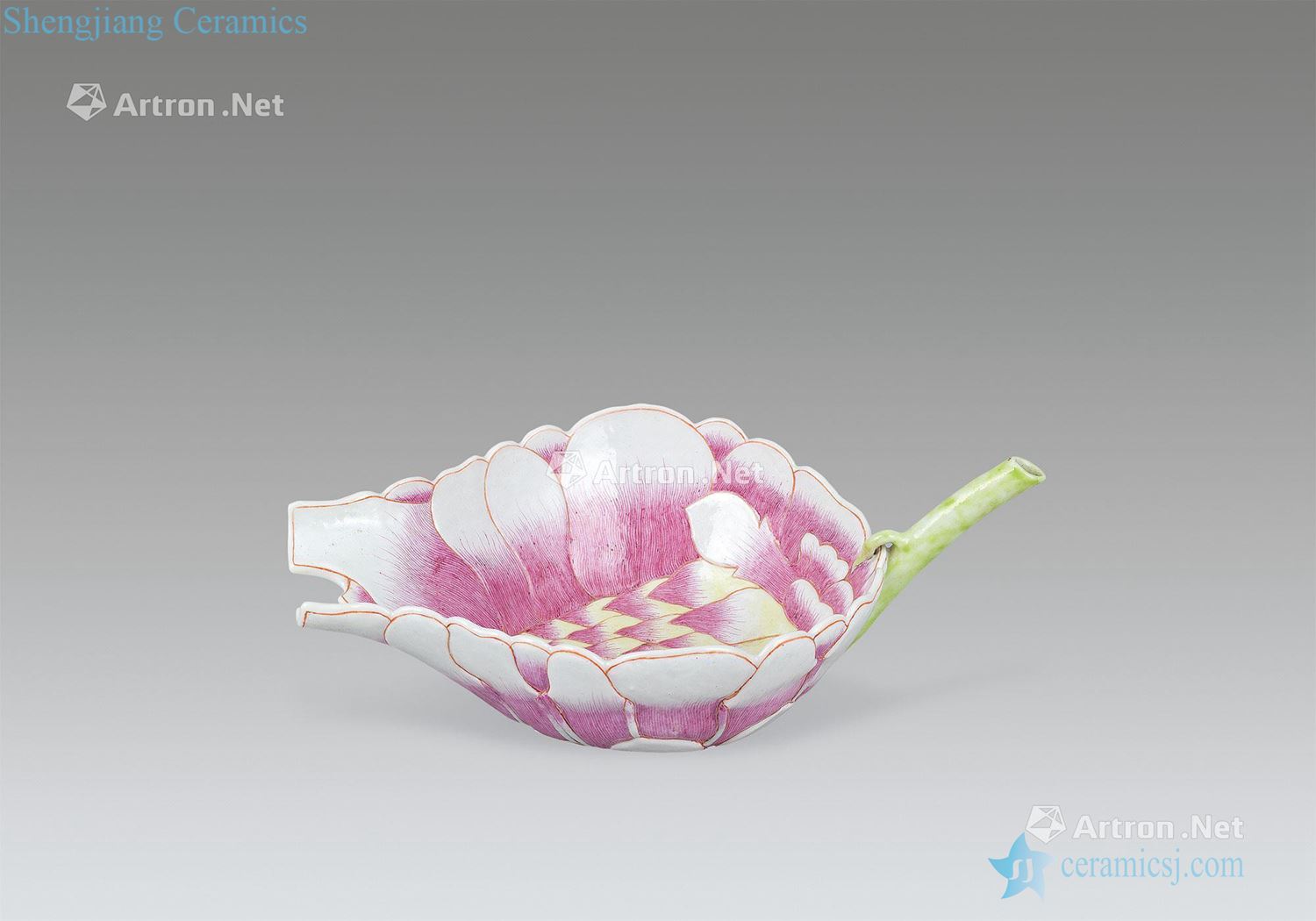 Clear pastel lotus cup
