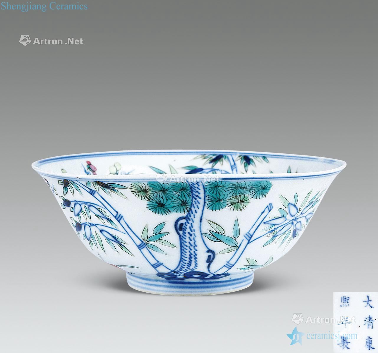 Kangxi bucket color bowl