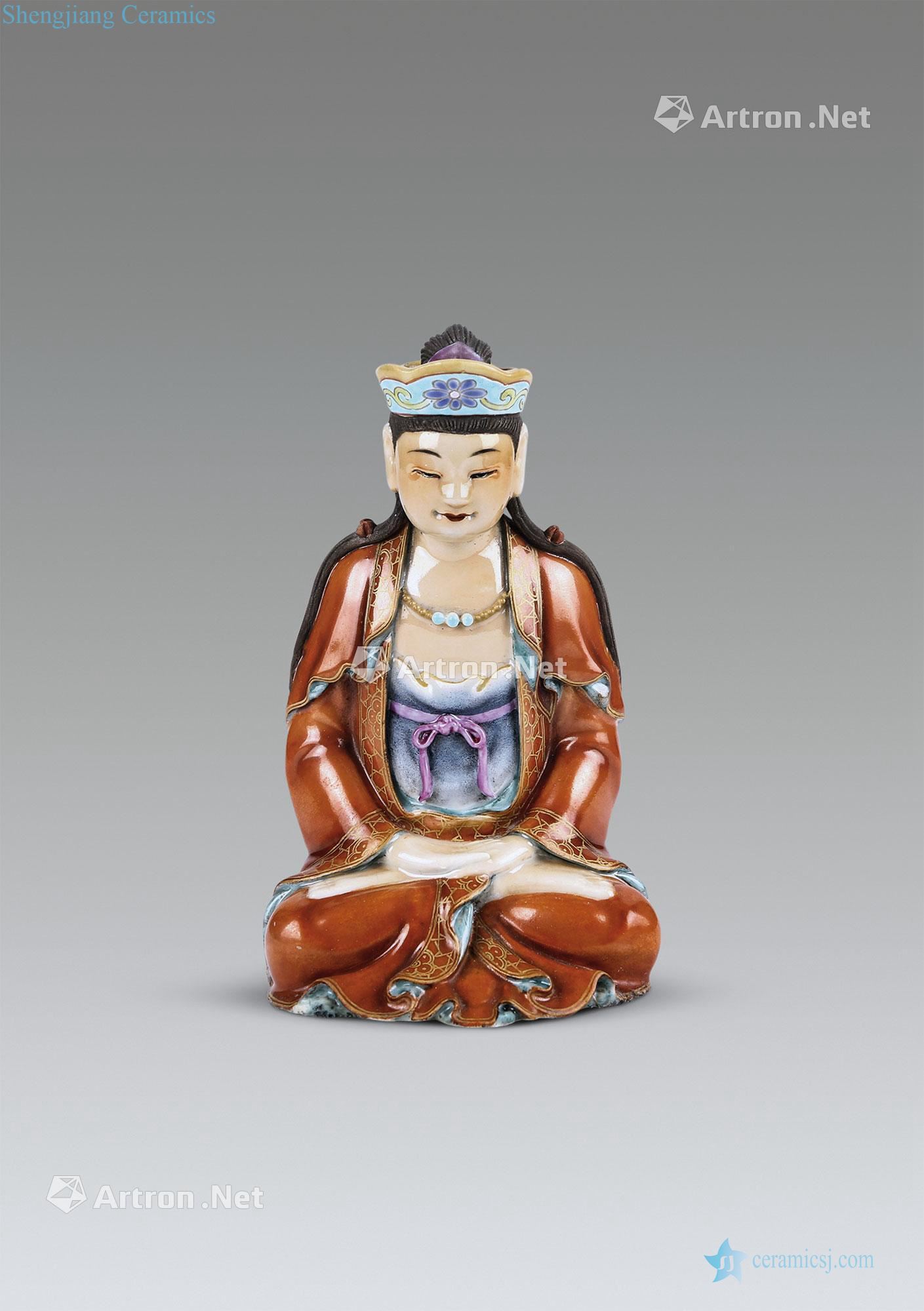 Qianlong multicoloured, the Buddha