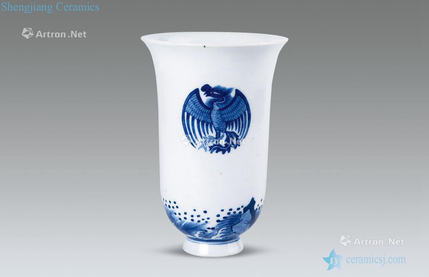 Kangxi porcelain grain cup