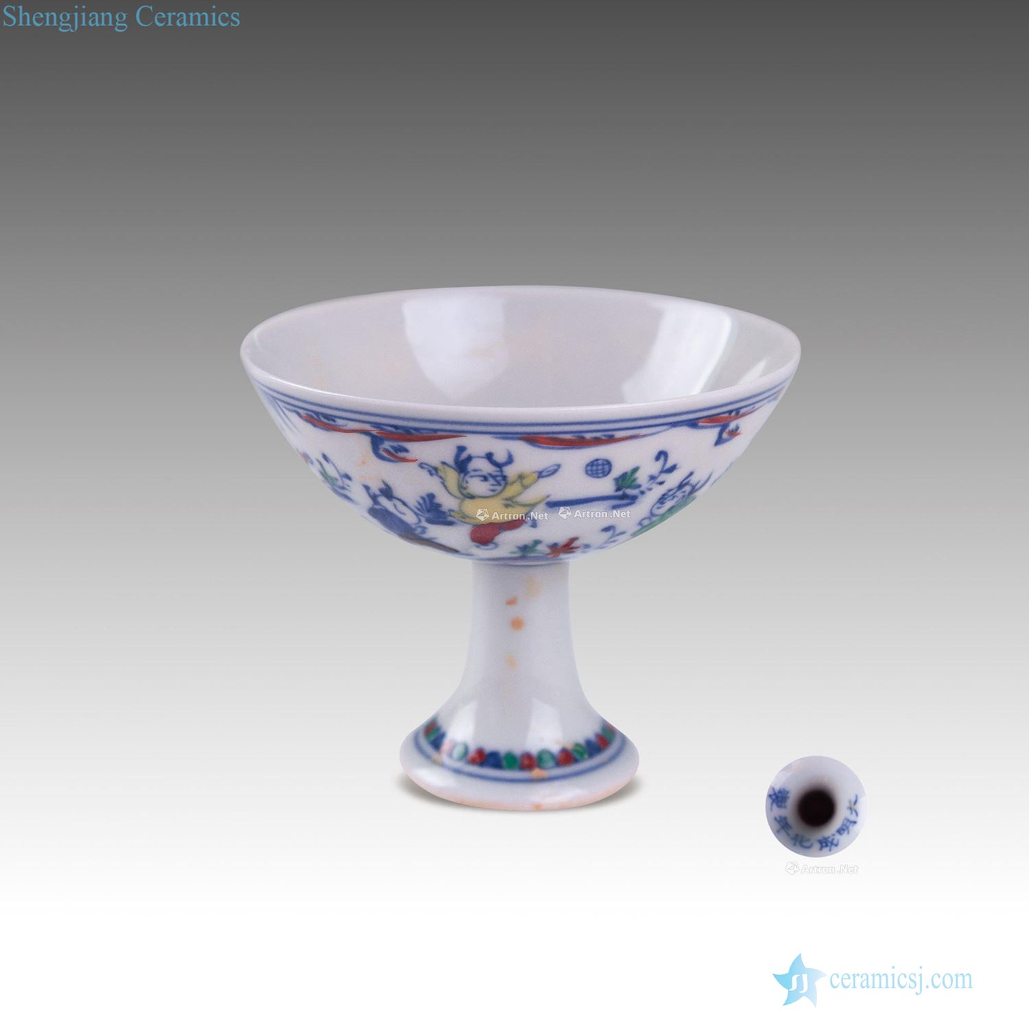 Bucket color YingXiWen footed cup