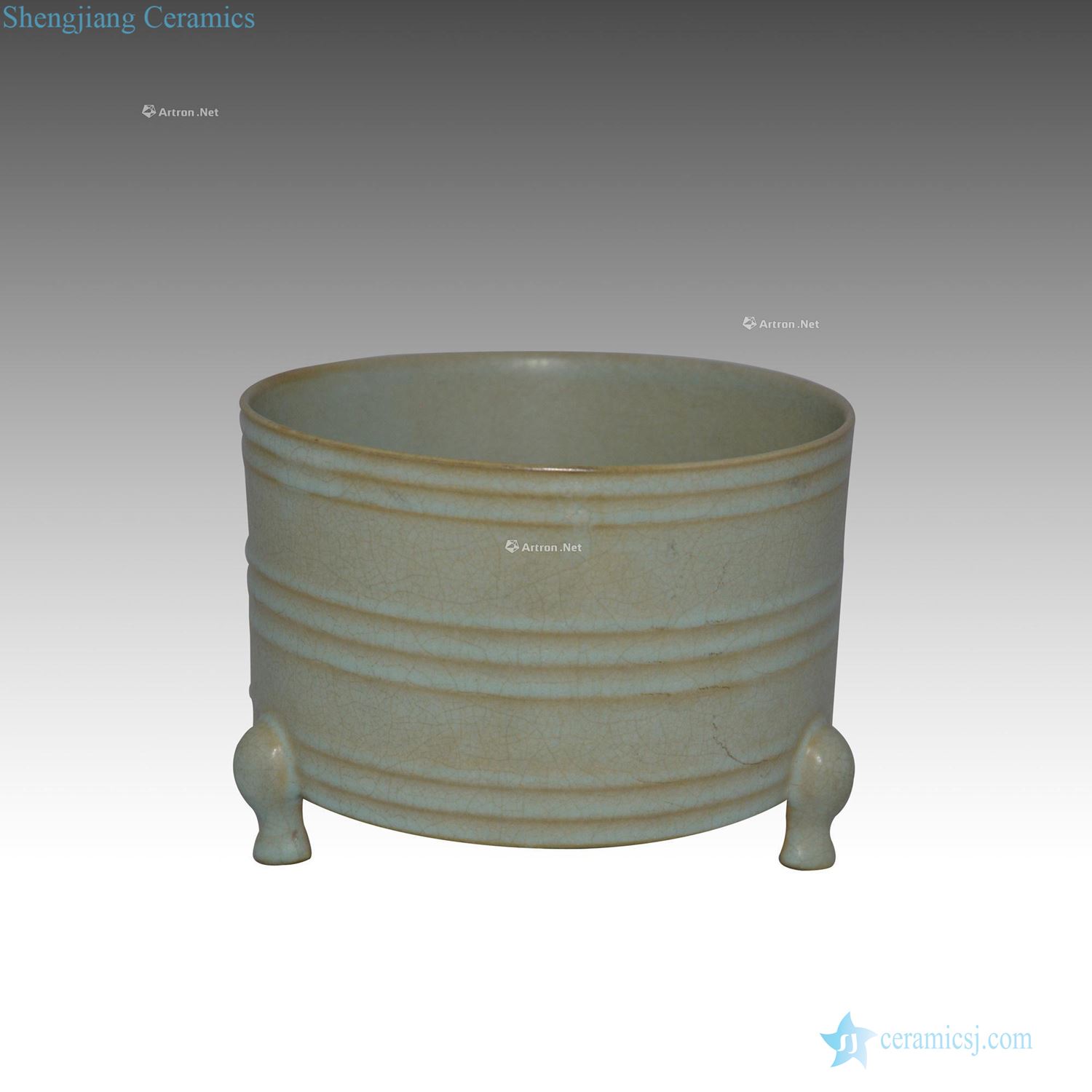 The song dynasty Your kiln three-legged string lines
