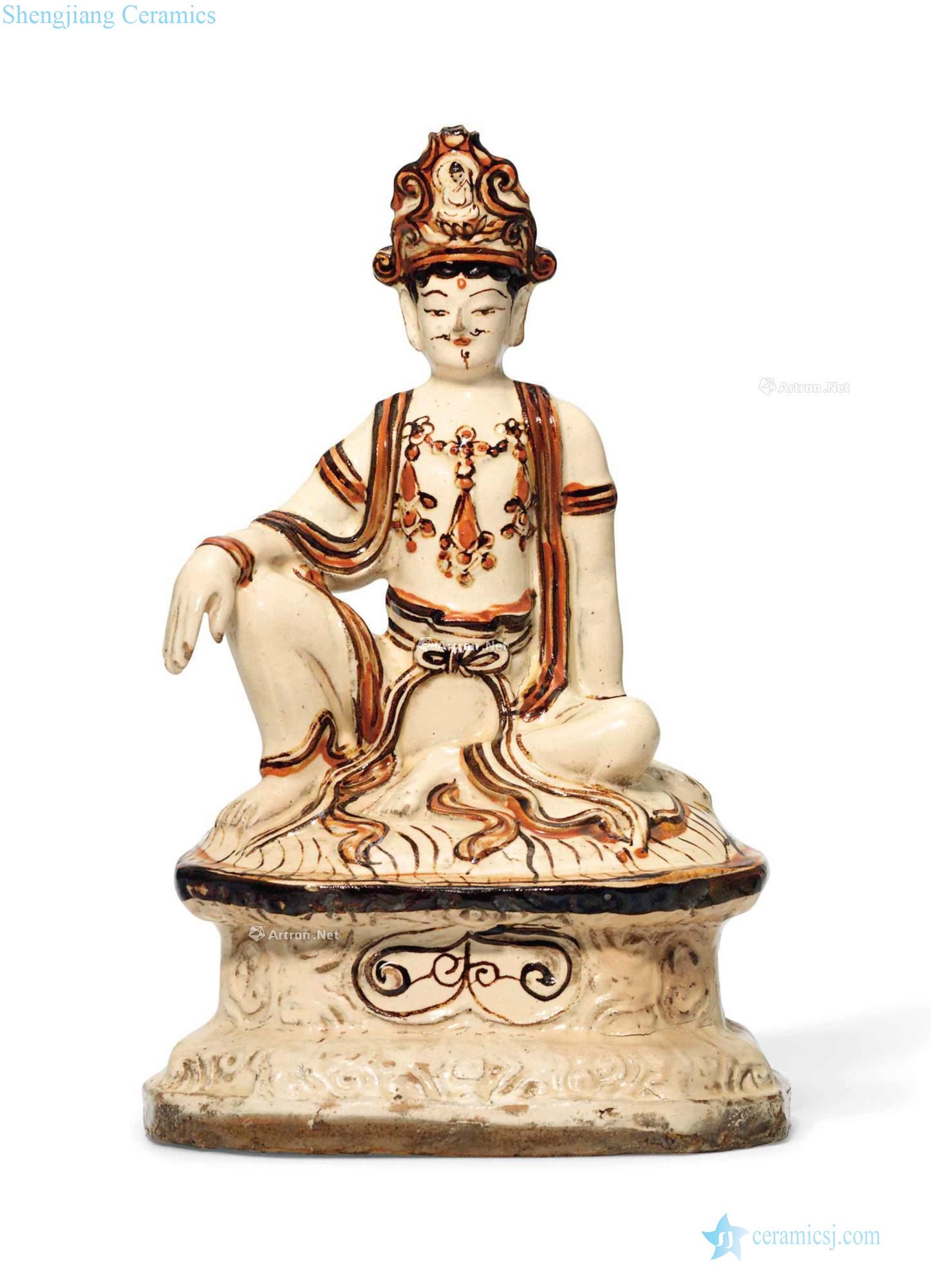 Yuan; Ming; In the 14th century. In the 15th century Magnetic state kiln craft Buddha statue
