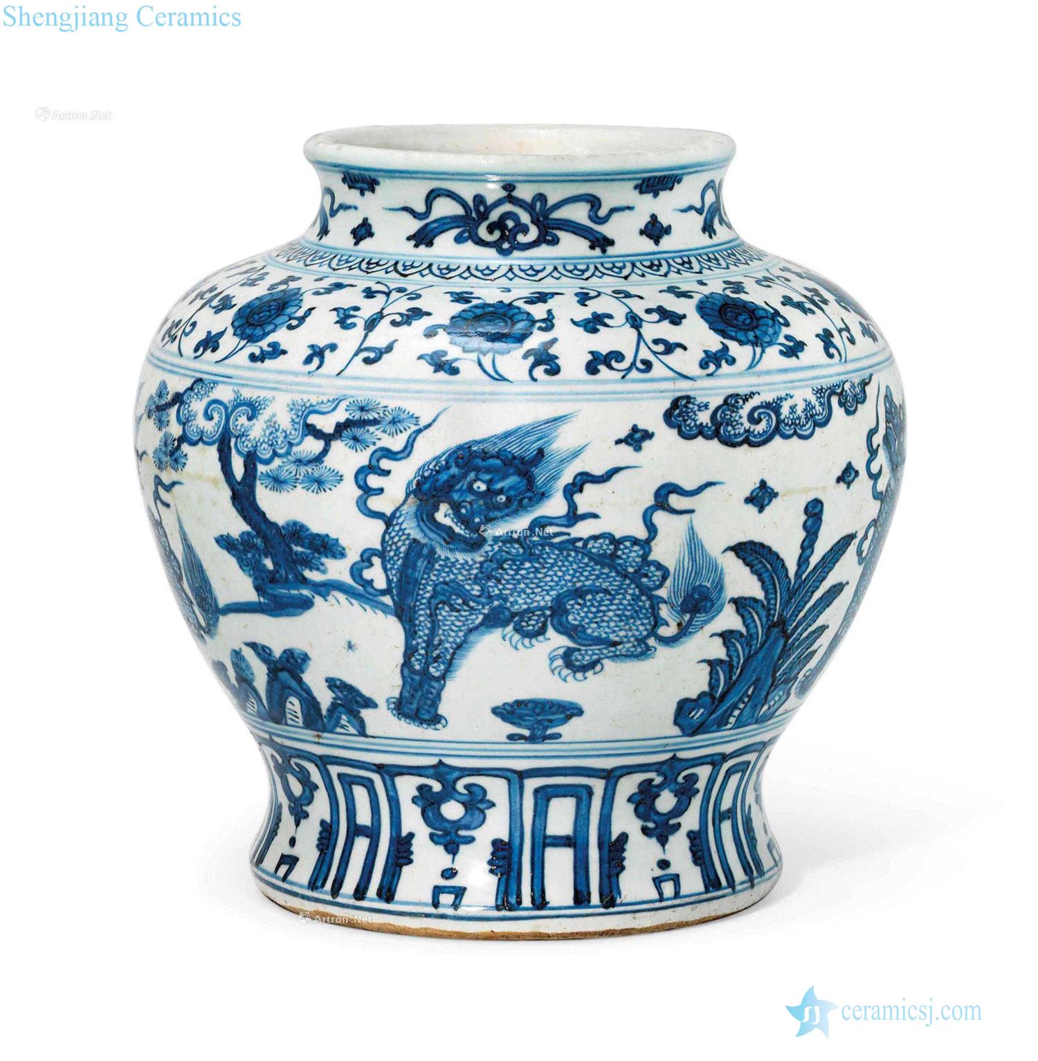 The late Ming dynasty Kylin grain canister