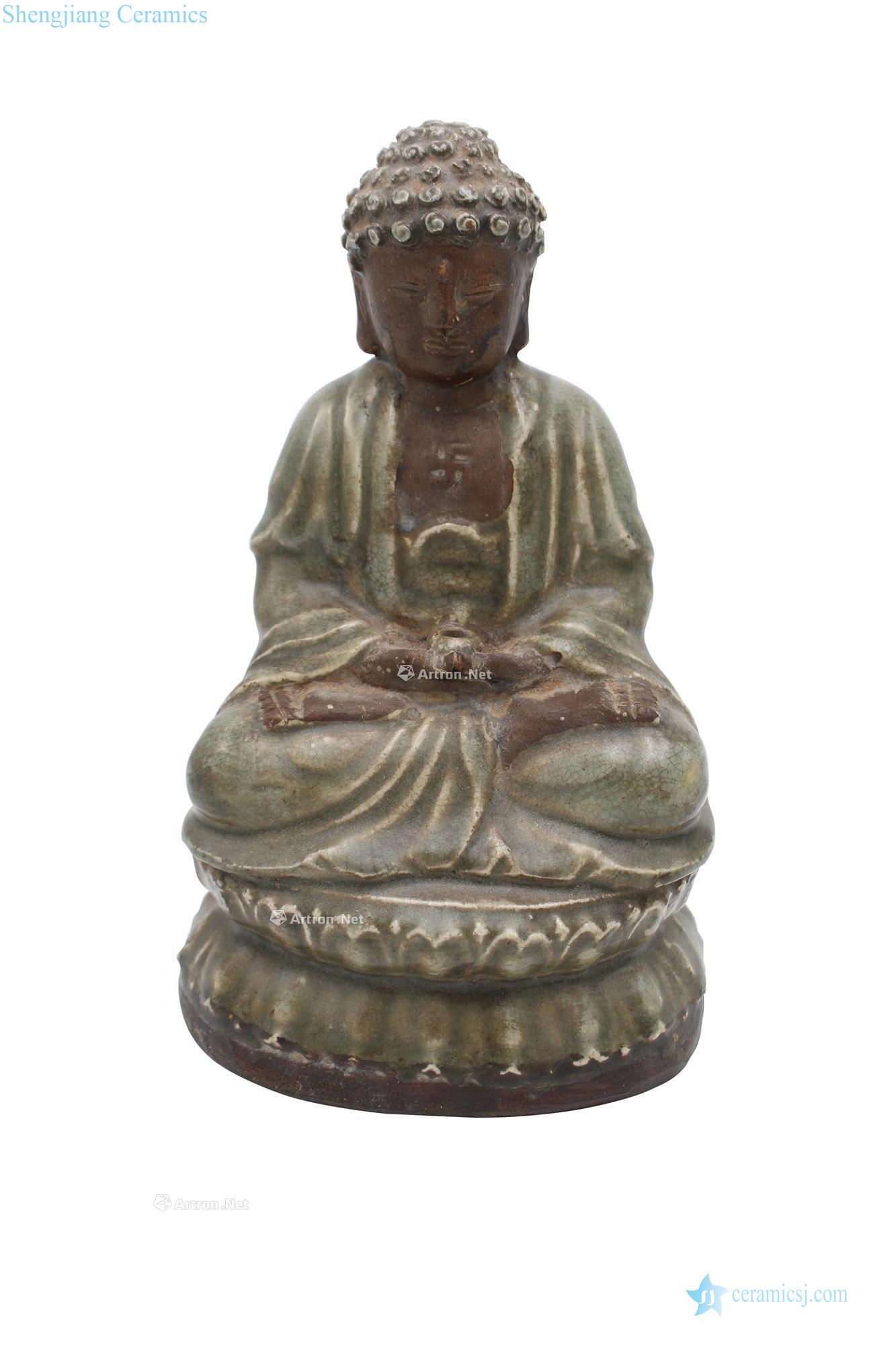 yuan Longquan celadon medicine guru Buddha statues