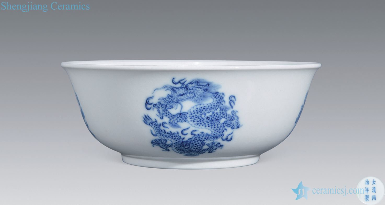 dajing Blue and white YunLongWen bowl