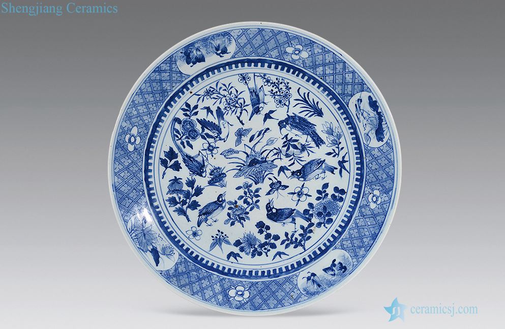 In late qing dynasty Blue and white flower on the market