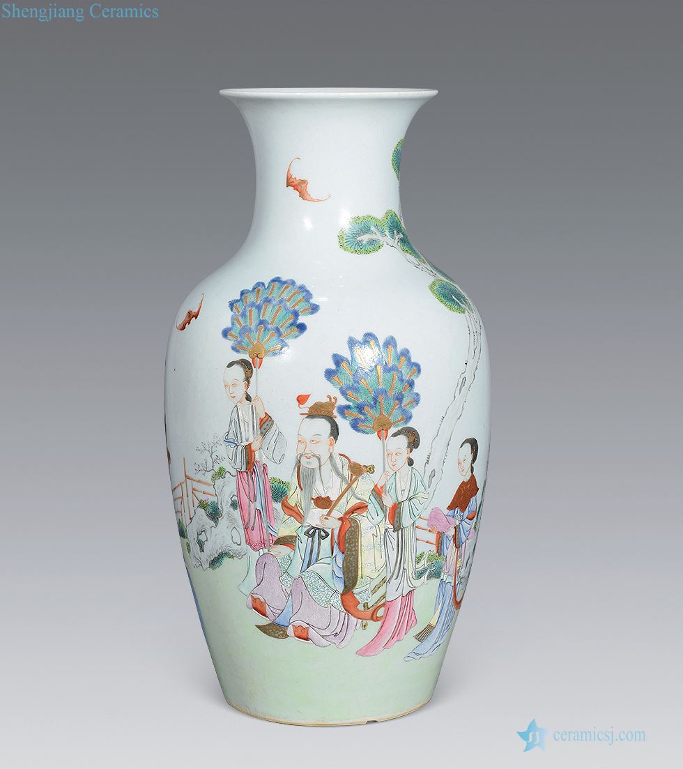 Mid qing pastel samsung character large bottle