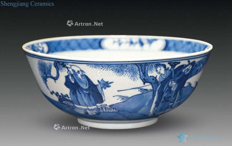Qianlong year blue 1 bowl