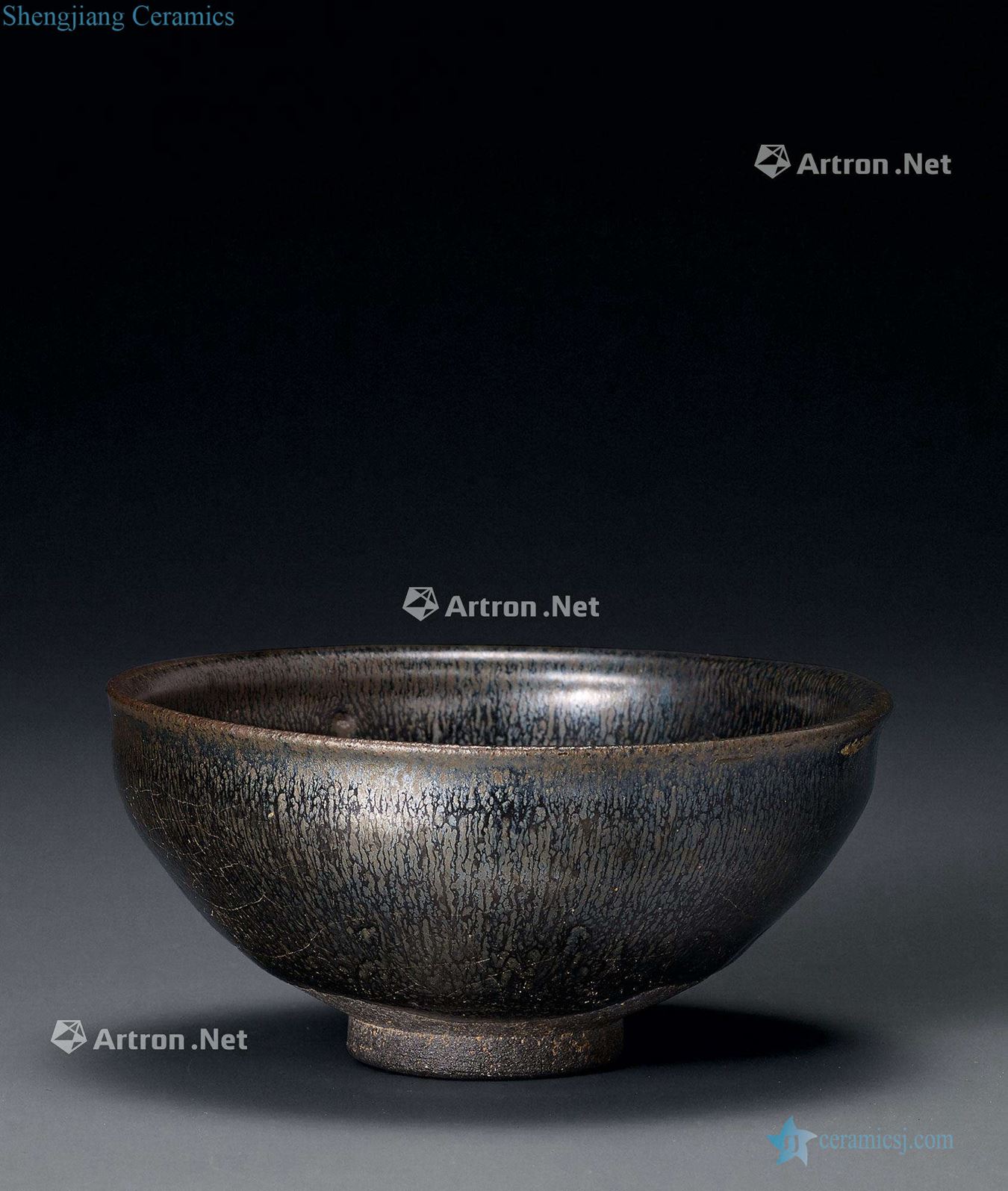 The song dynasty To build kilns black glaze TuHao lamp