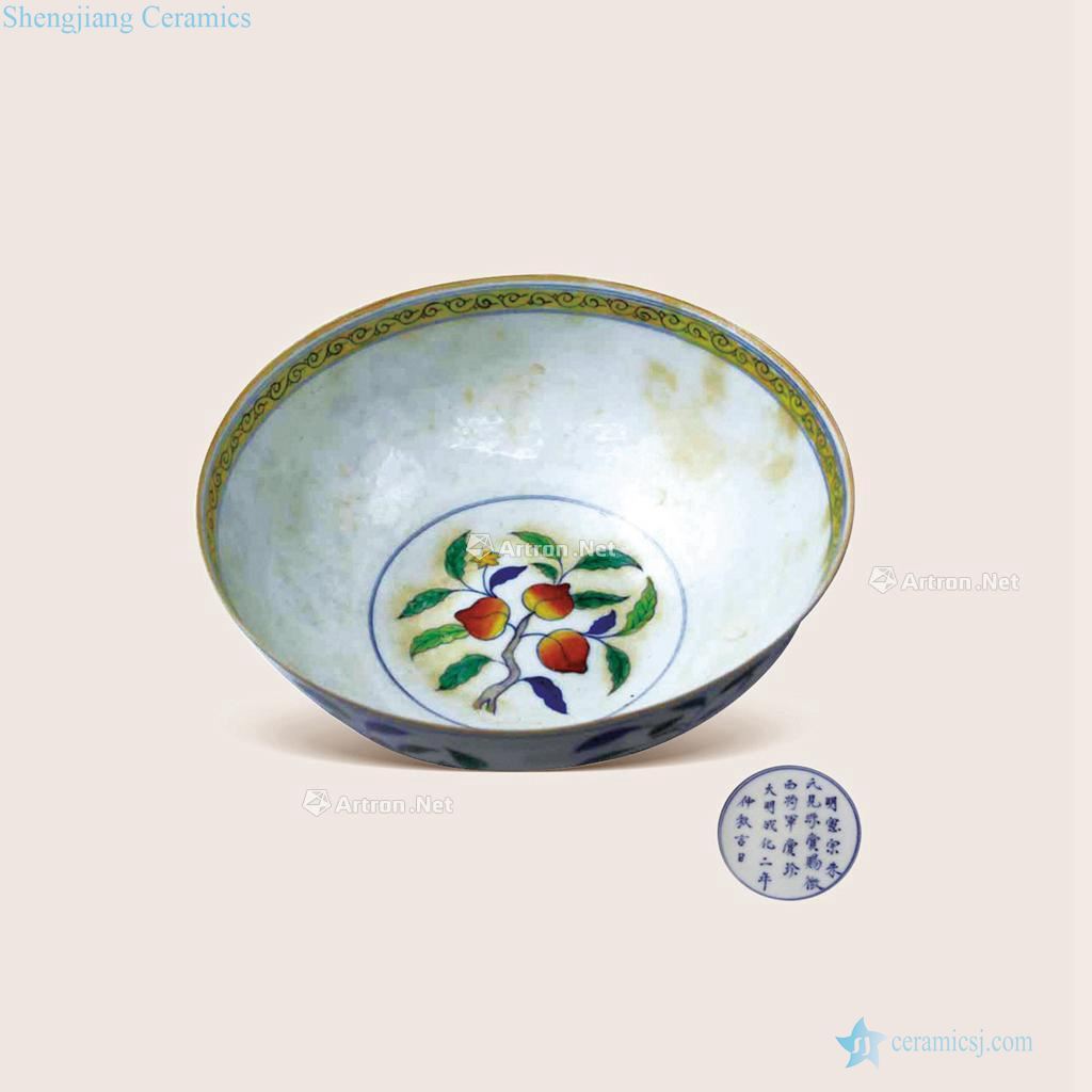 Ming chenghua bucket color bowl