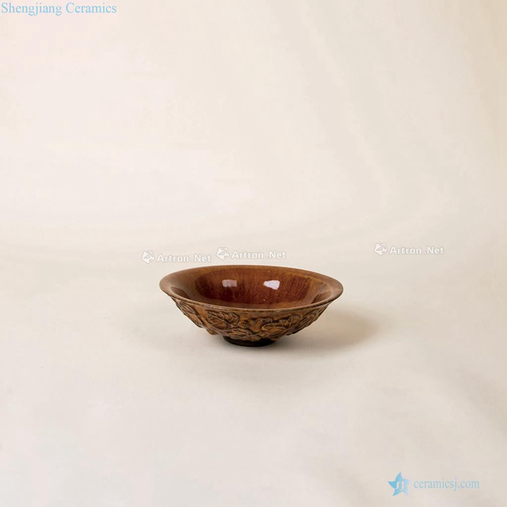 Jiangxi jizhou kiln mouth bowl