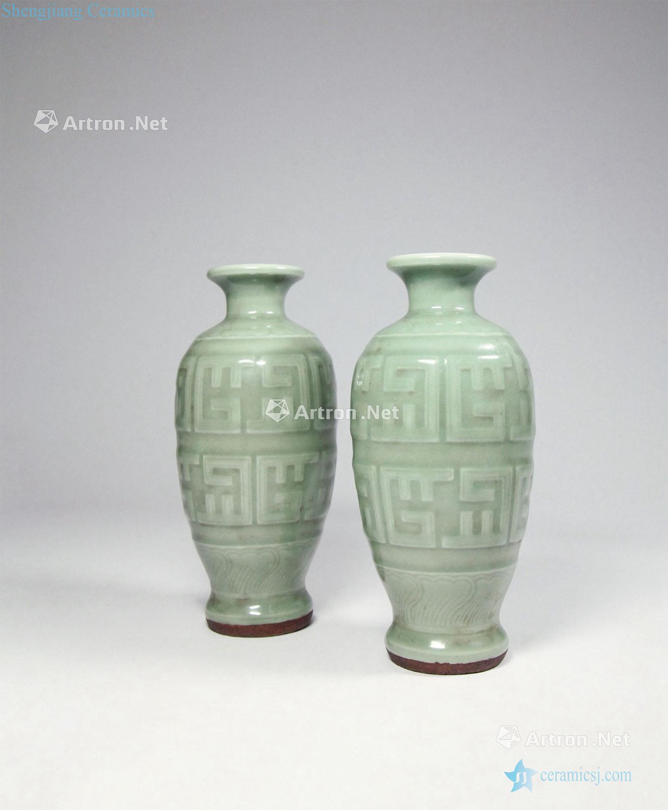Ming dynasty celadon vase (a)