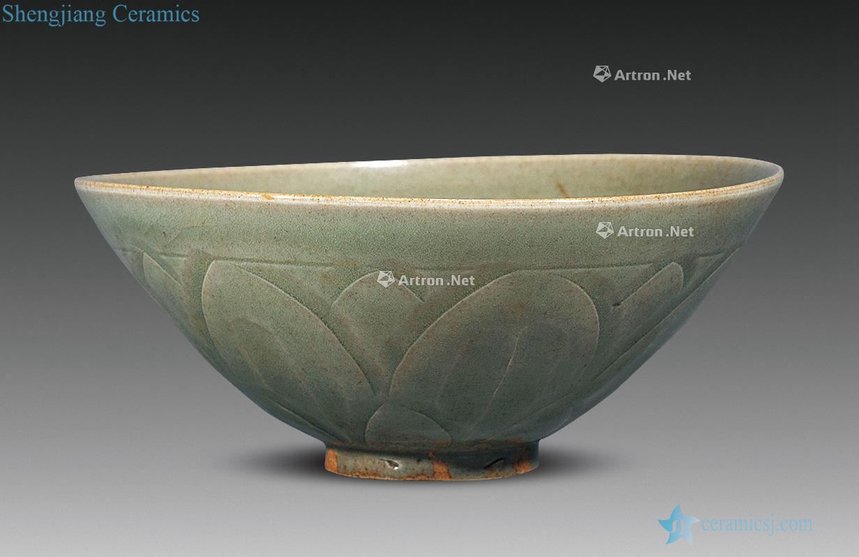 gold Yao state kiln lotus-shaped bowl