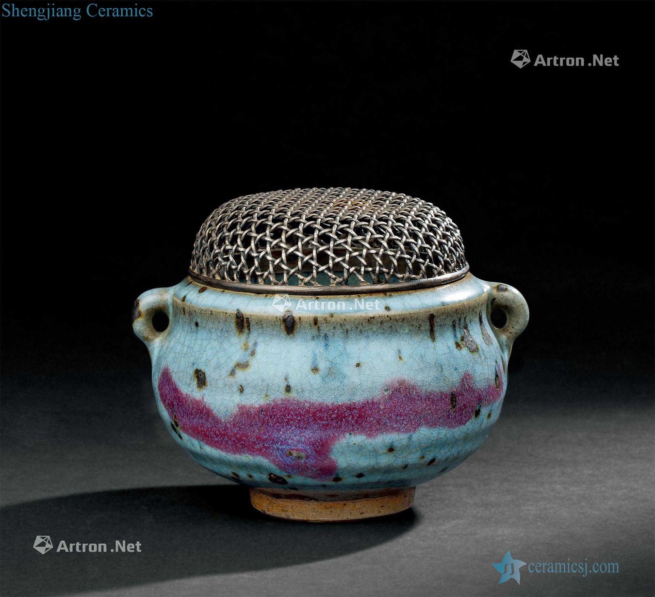 The song dynasty - the yuan dynasty (960-1368) Purple ears censer masterpieces