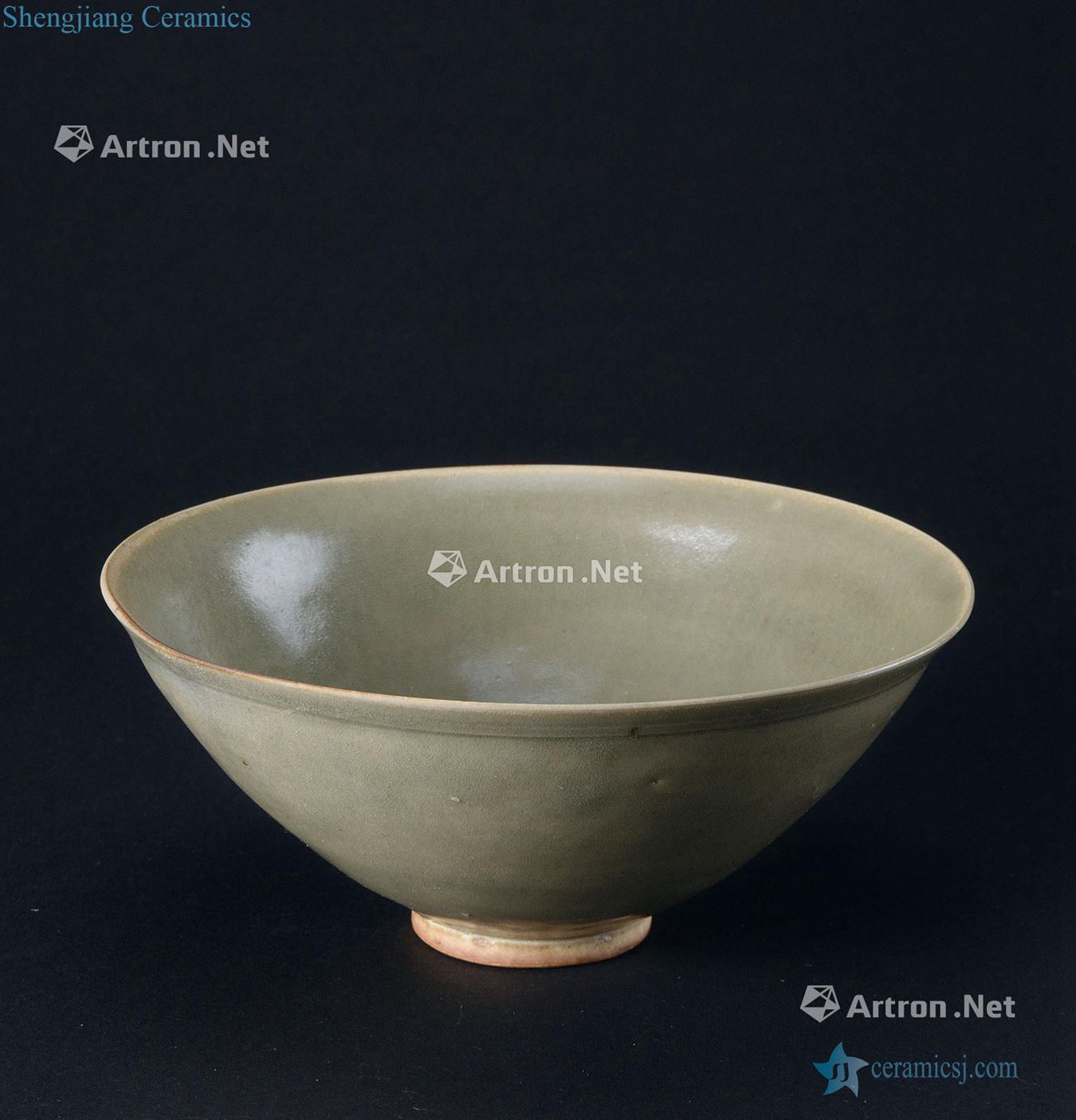 The song dynasty (960-1279), yao state kiln big bowl