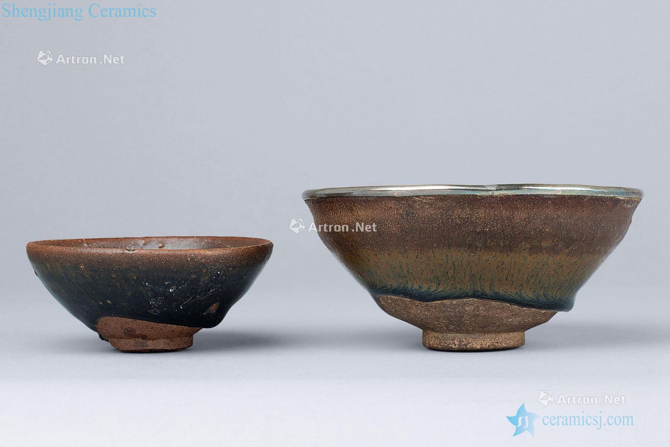 The song dynasty (960-1279) to build kilns temmoku bowl two things (group a)
