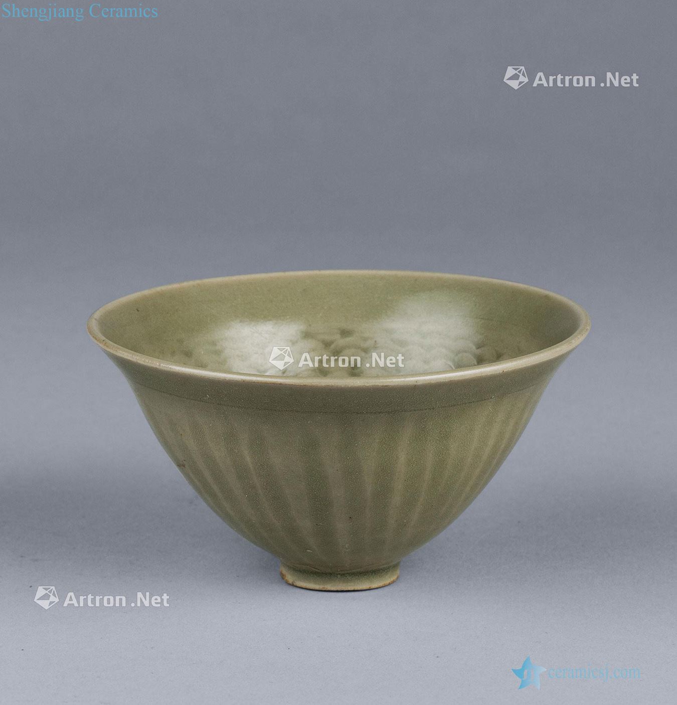 Jin (1115-1234), yao state kiln fish algae green-splashed bowls
