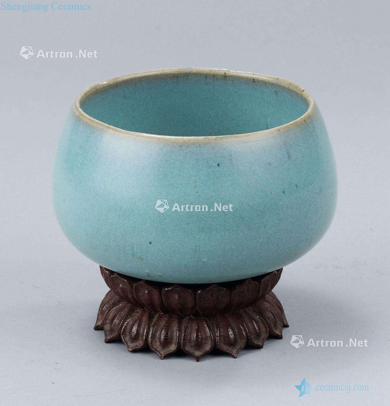 Song - jin (960-1234), the azure glaze masterpieces of the heart cup