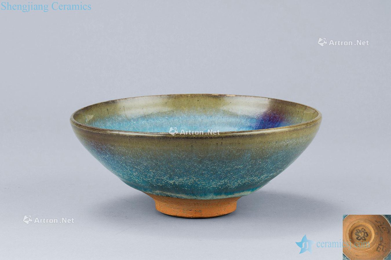 The yuan dynasty (1279-1368), purple masterpieces big bowl