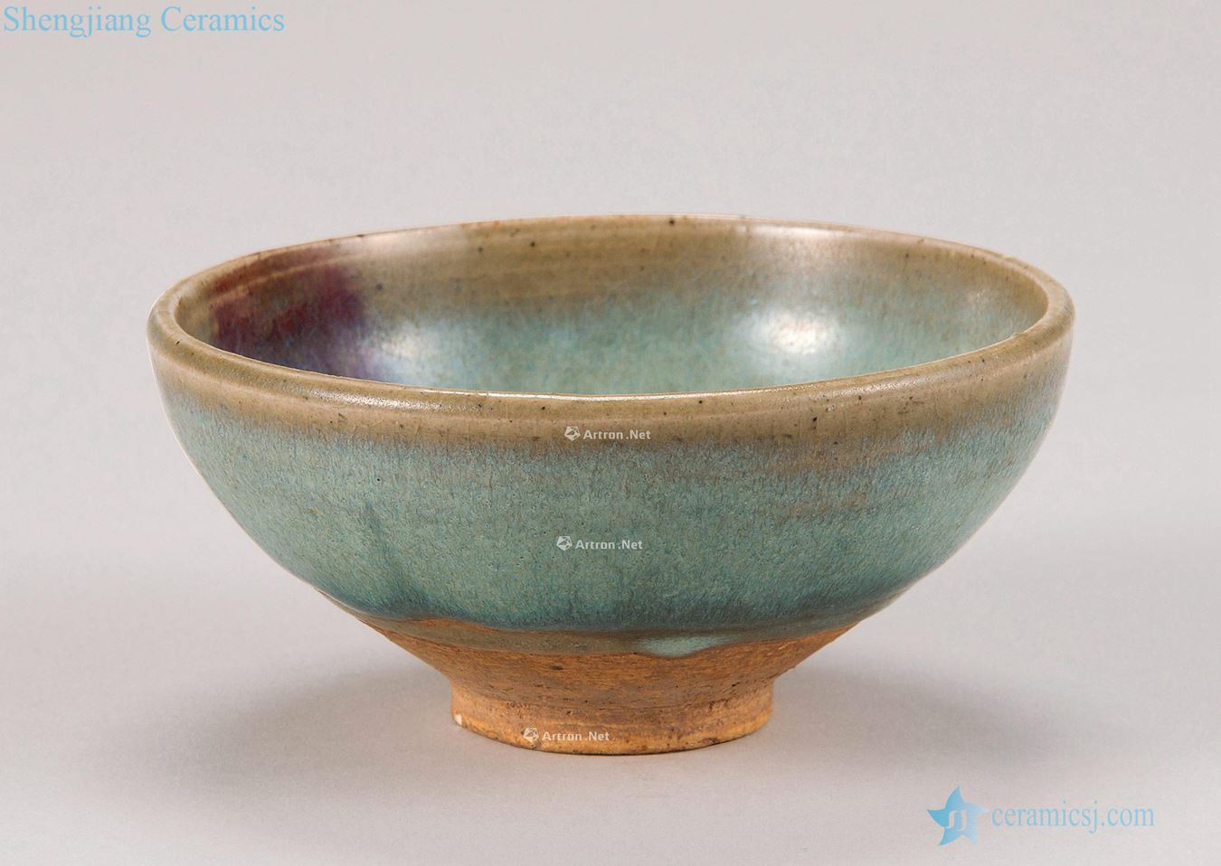 yuan The azure glaze masterpieces purple small bowl