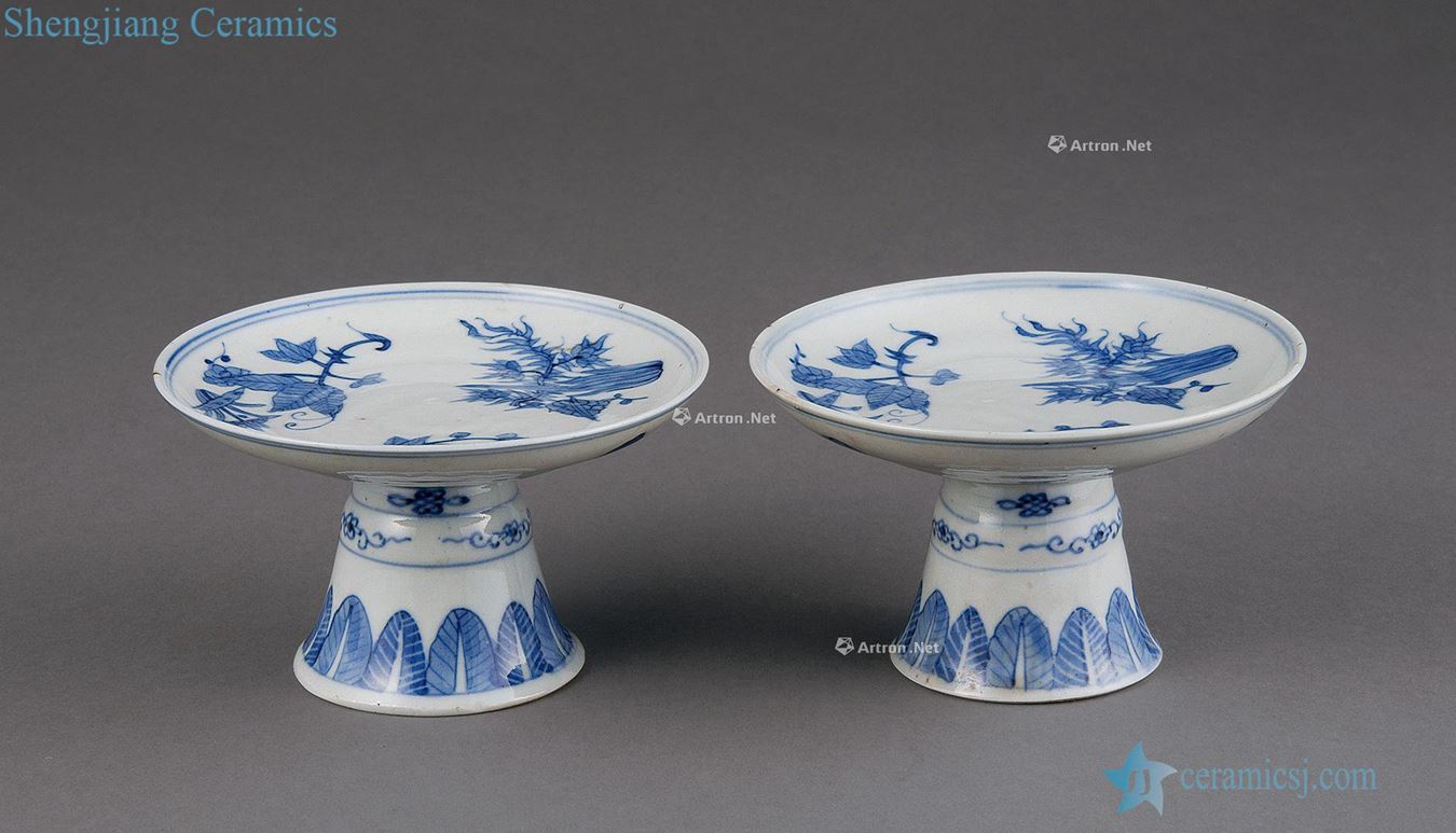 Blue and white best desk tray, the qing emperor kangxi (a)