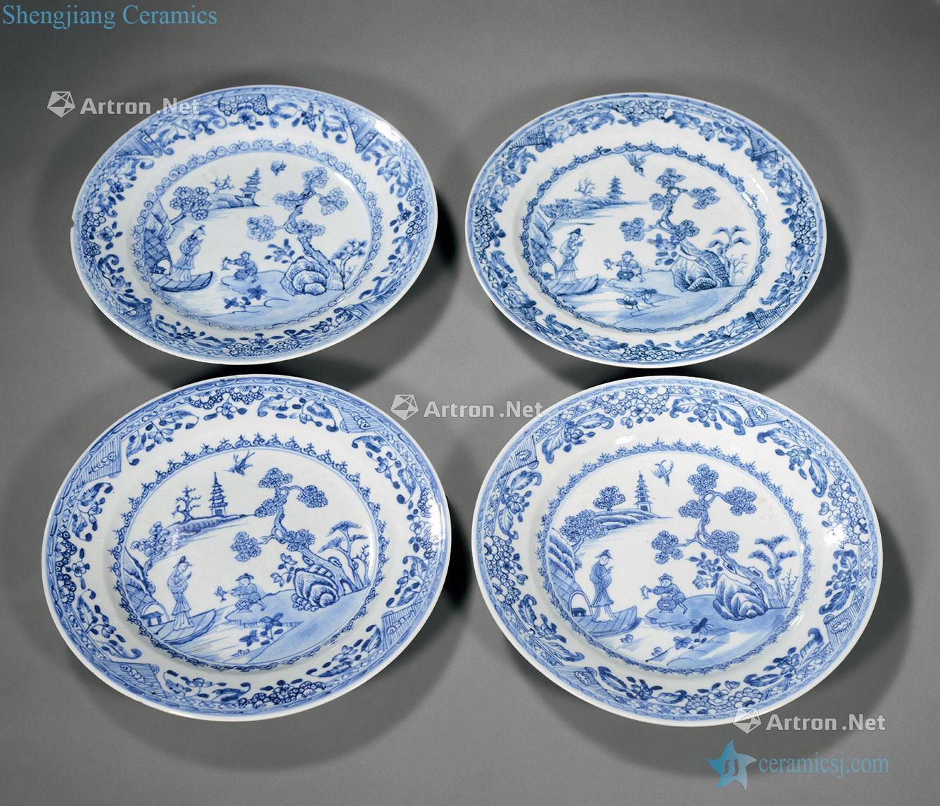 The stories of the qing emperor kangxi porcelain plate (4)