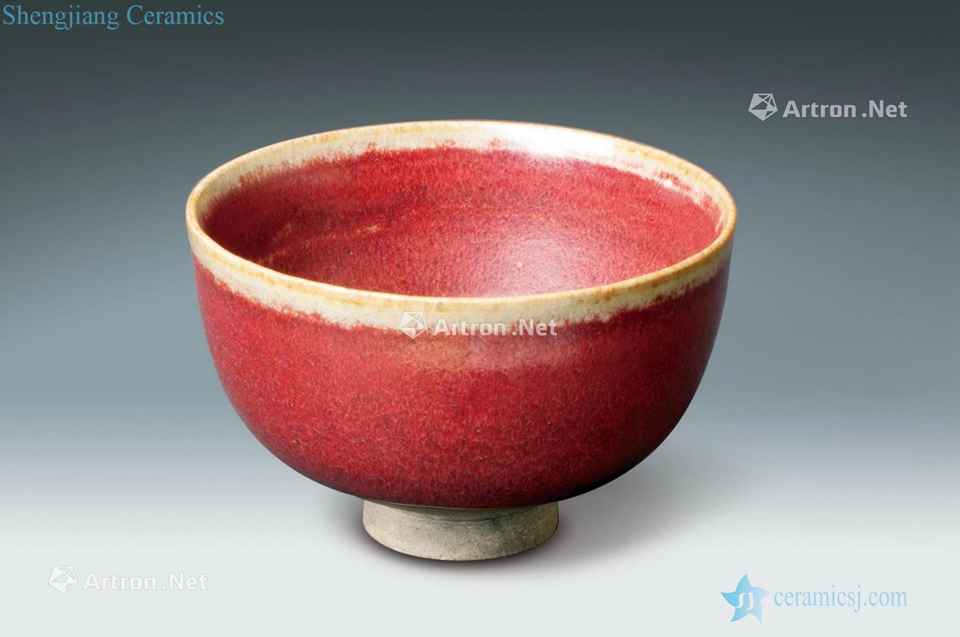 Ming Pigeon jun red color bowl