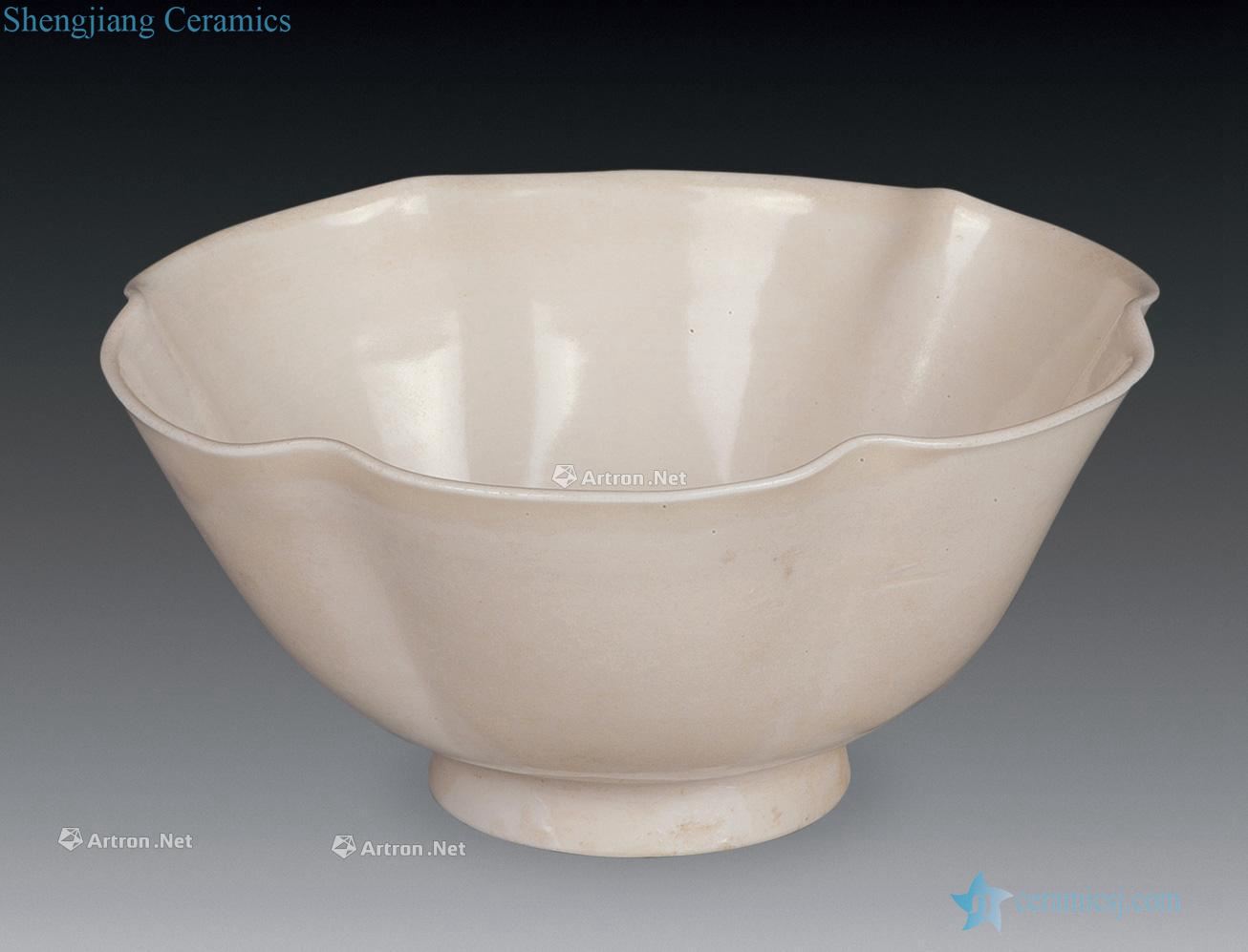 The five dynasties White glazed kwai separate bowls