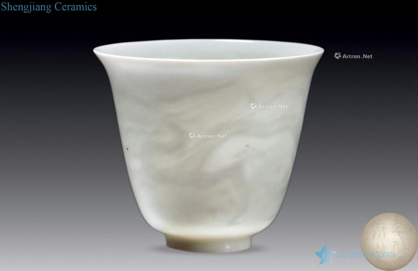 Ming yongle sweet white glaze cup