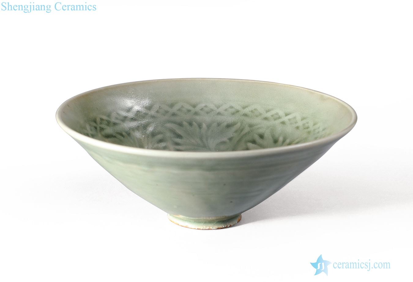 The song dynasty Yao state kiln printed bowls
