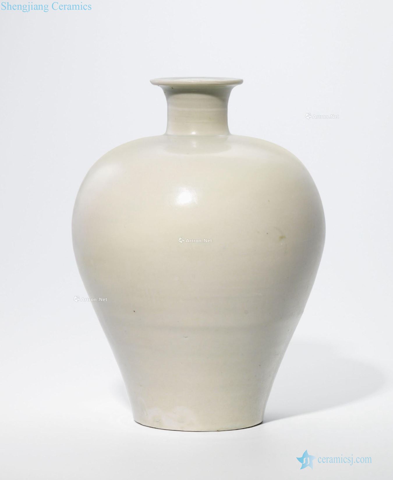 Northern song dynasty/gold White glazed mei bottle