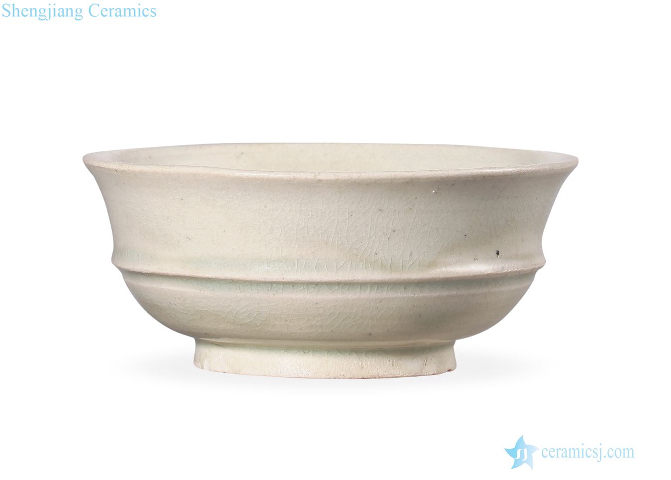sui Ligou kiln craft green-splashed bowls