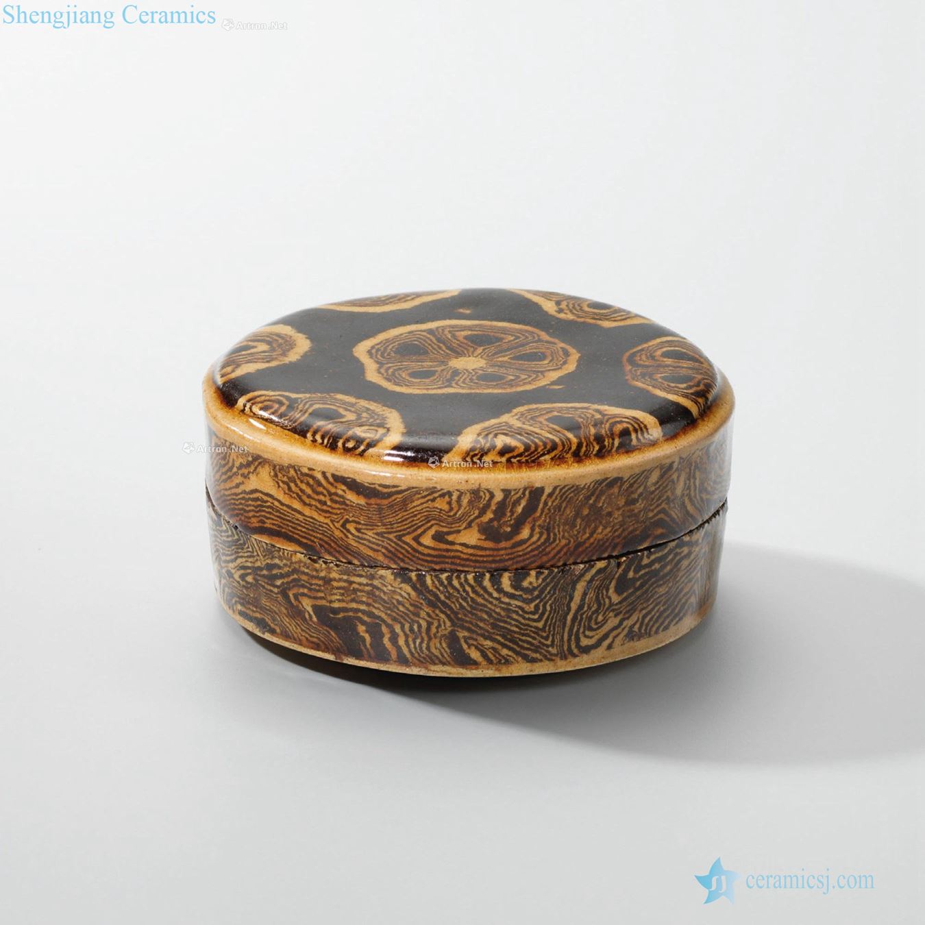 Tang glaze twisted placenta pattern dome box