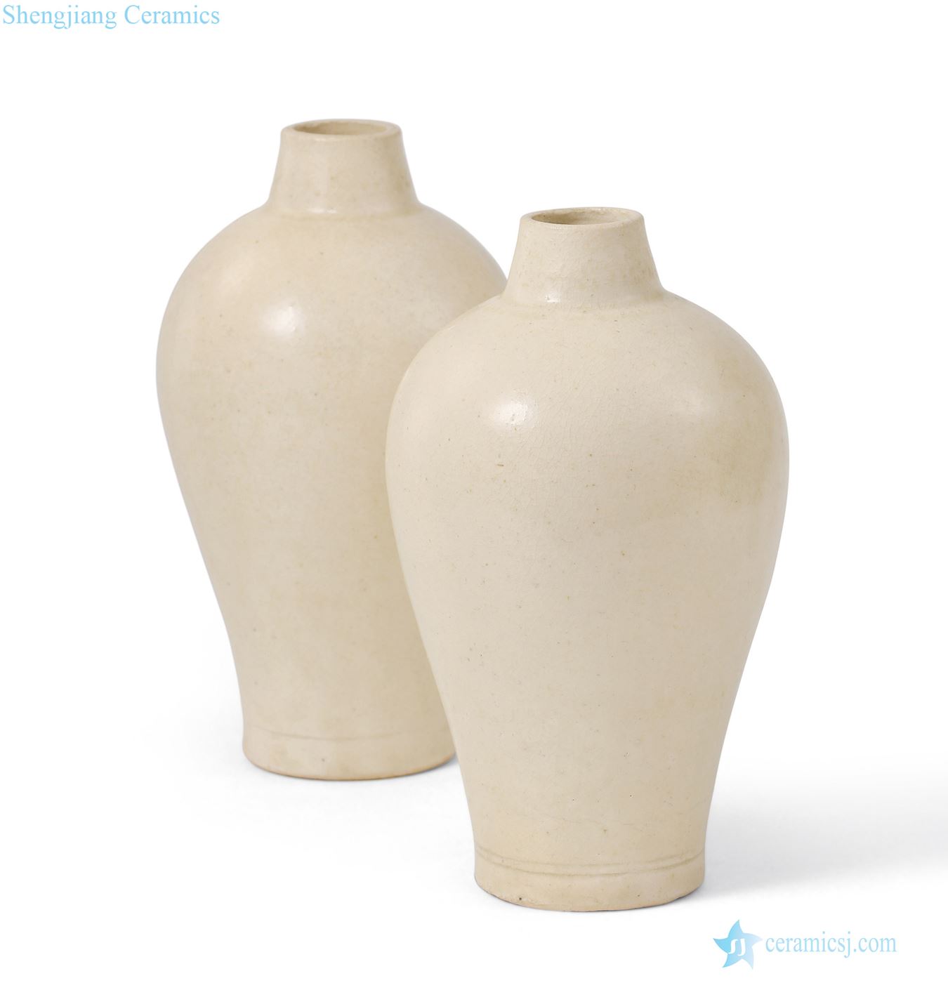 Yuan (1271 ~ 1368) jizhou kiln craft plum bottle (a)