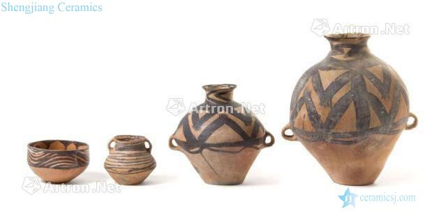 neolithic Pottery culture horse horse home kiln factory (a group of four pieces)