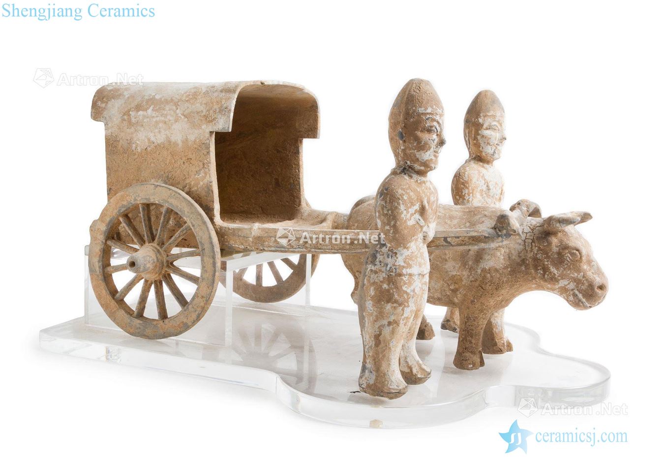 Cart horse group (a) of the eastern han dynasty